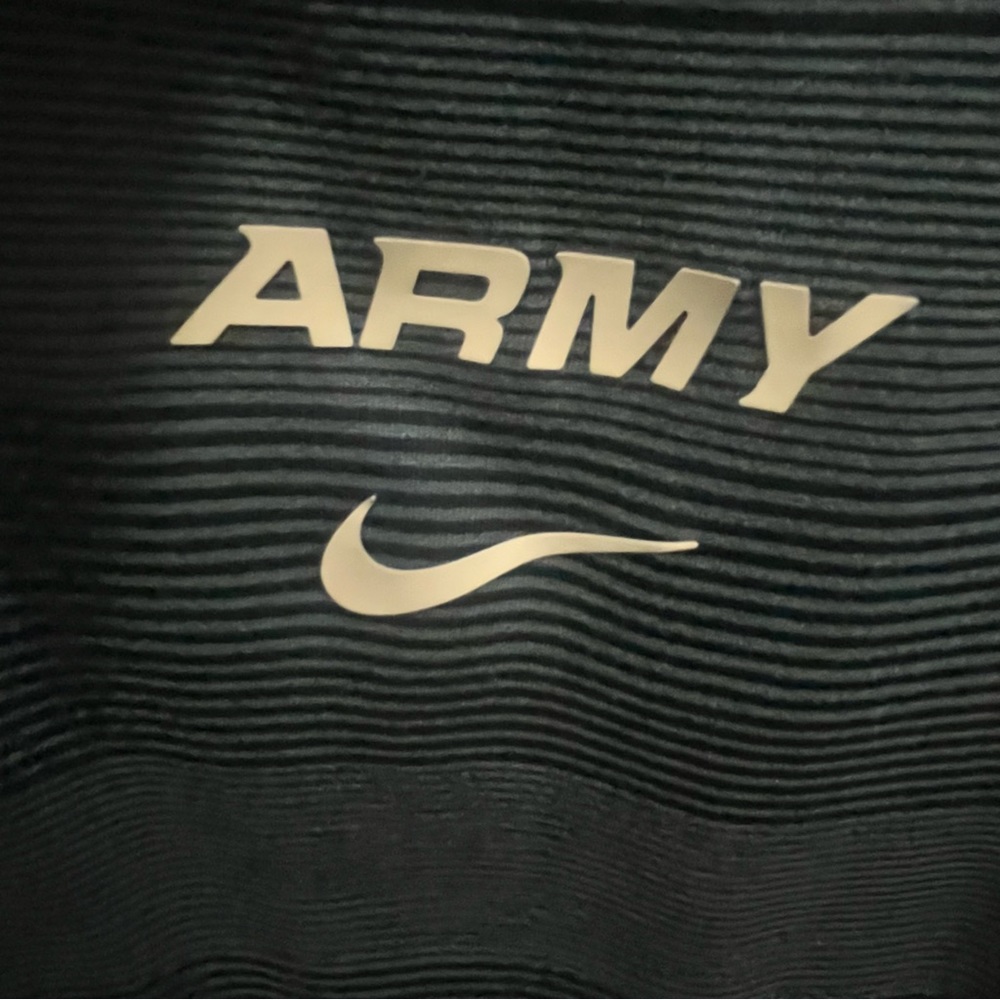 Nike DriFit ARMY (greyish green) striped Polo - XL - Picture 4 of 5